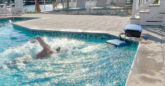 Slipstream portable swimming machine